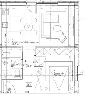 克罗地亚卡什特利尔一卧室公寓出售 - foto 2