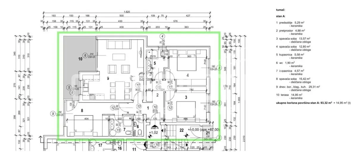 Apartamento Moderno en Planta Baja con Piscina Privada, Nova Vas, Croacia - foto 2