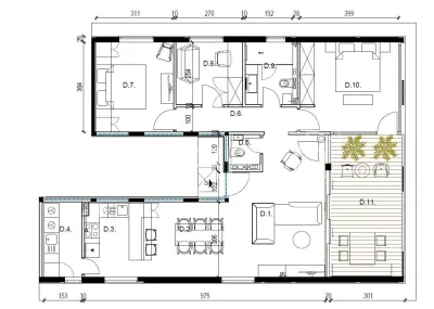 Apartamento Moderno de 3 Dormitorios en Venta en Rovinj, Croacia - foto 11