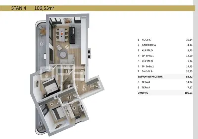Apartamento en venta en Umag, Croacia – Edificio frente al mar - foto 2
