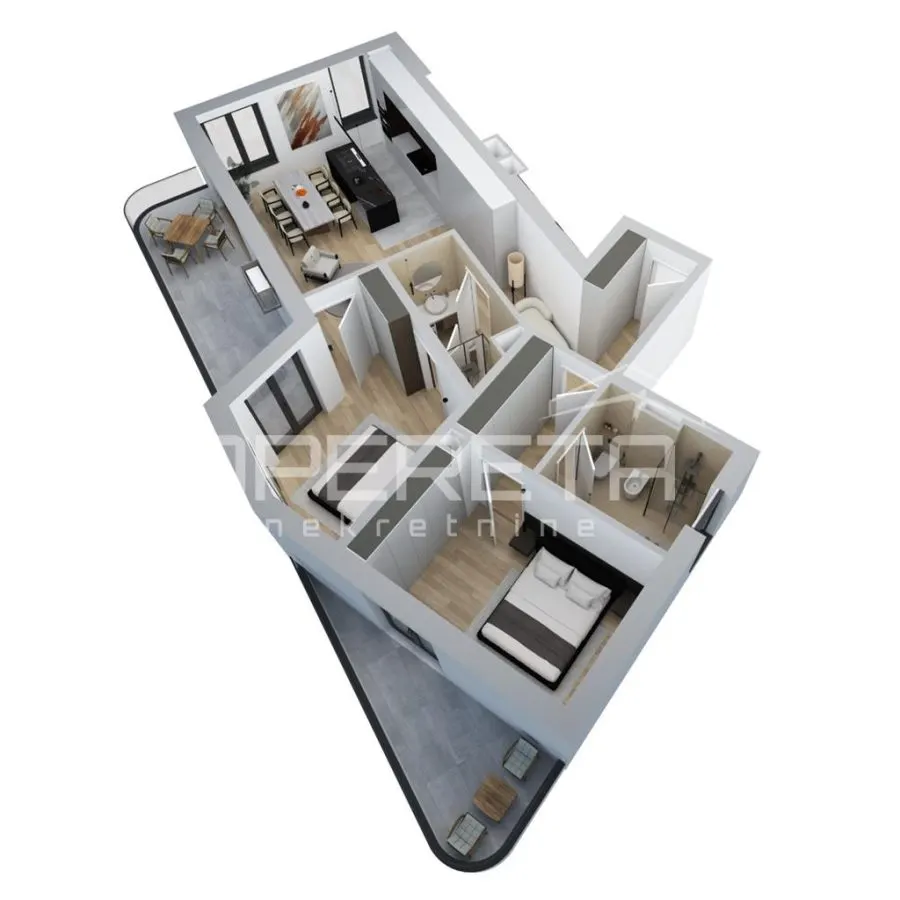 Apartamento en venta en Umag, Croacia – Edificio frente al mar - foto 3