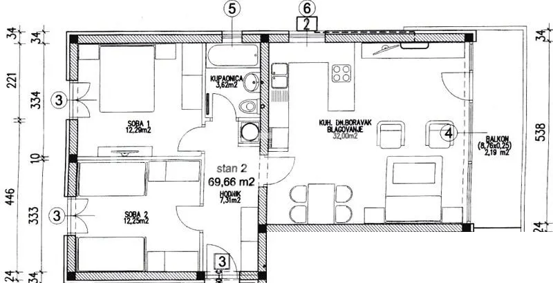 Apartament de vanzare in Croatia, Pag - foto 4