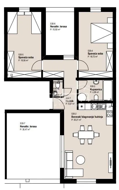 Žitnjak萨格勒布新建公寓待售 - foto 4