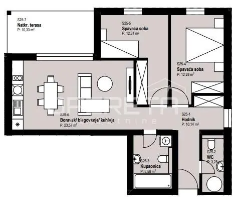 Žitnjak，萨格勒布新建公寓出售 - foto 4