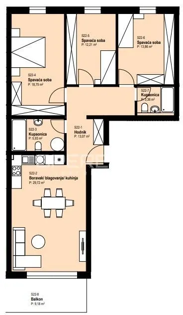 Appartement Neuf à Vendre à Žitnjak, Zagreb - foto 3