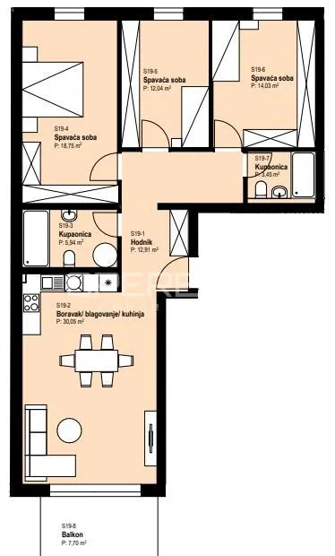 Appartement neuf à vendre à Žitnjak, Zagreb - foto 4