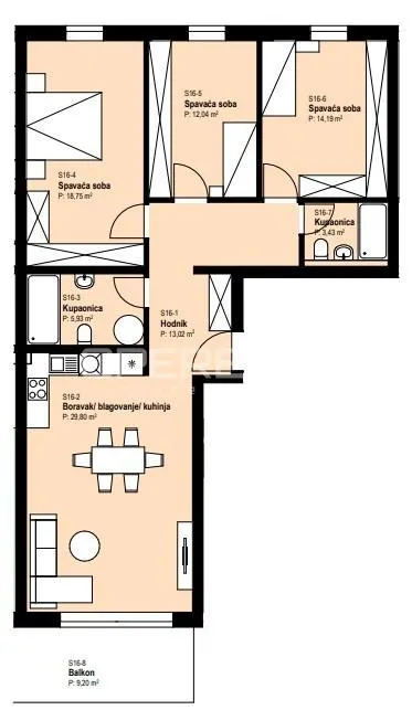 Appartement Neuf à Vendre à Žitnjak, Zagreb - foto 4