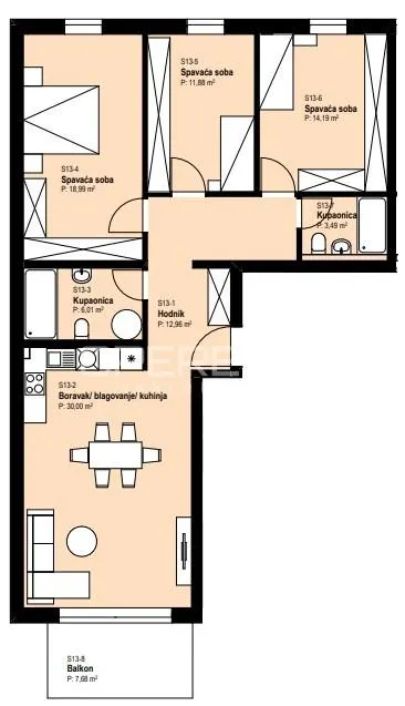 Appartement Neuf à Vendre à Žitnjak, Zagreb - foto 4