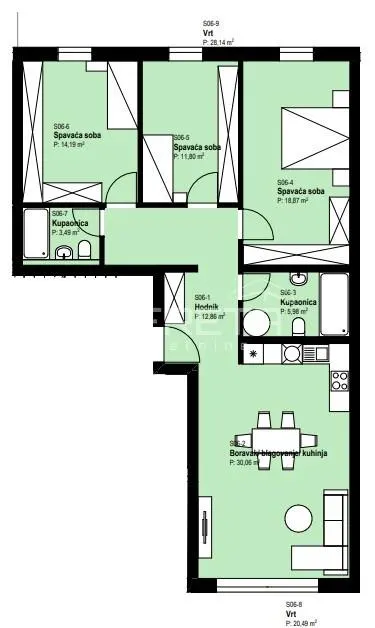 Appartement neuf à vendre à Žitnjak, Zagreb - foto 4