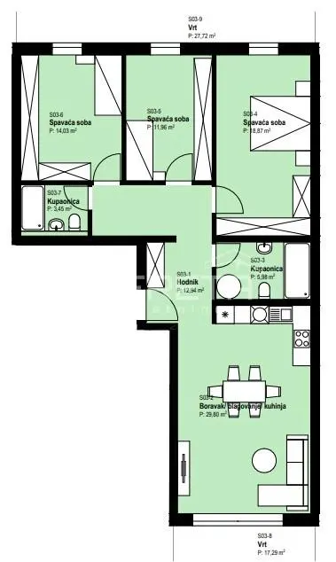 Appartement Neuf à Vendre à Žitnjak, Zagreb - foto 4
