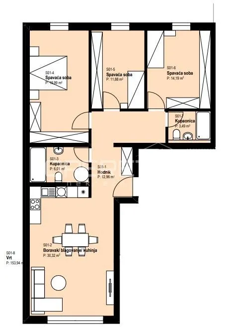 Appartement Neuf à Vendre à Žitnjak, Zagreb - foto 4