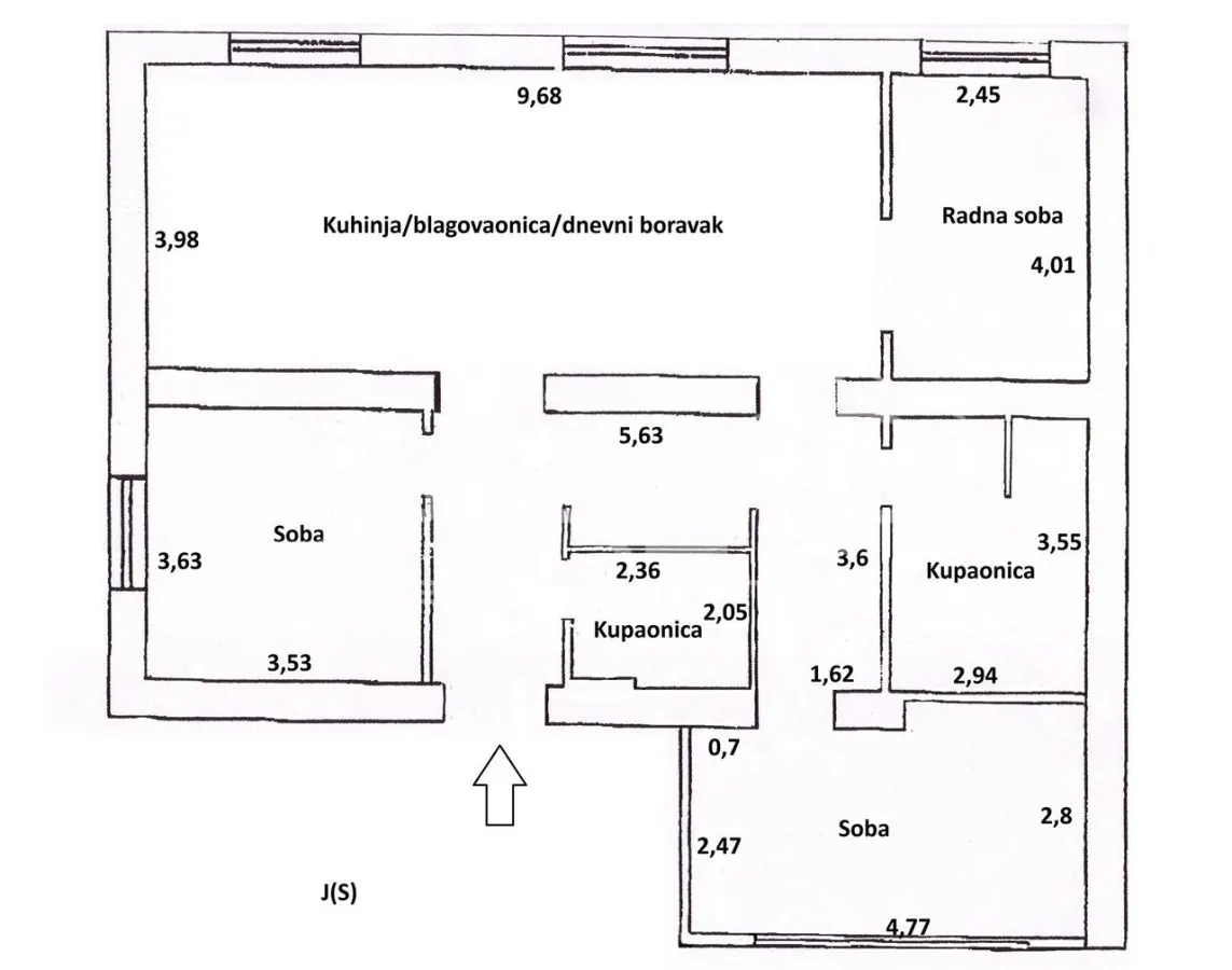 Four-Bedroom Apartment for Sale in Zagreb, Kvatric - foto 2