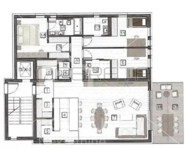 Appartement de luxe 4 chambres à vendre à Zagreb, Pantovcak - foto 15