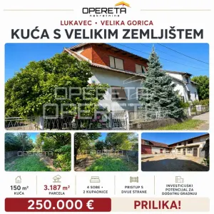 Detached House with Land for Sale in Velika Gorica, Croatia - Velika Gorica
