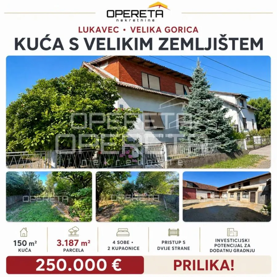 Maison Individuelle avec Terrain à Vendre à Velika Gorica, Croatie - foto 1