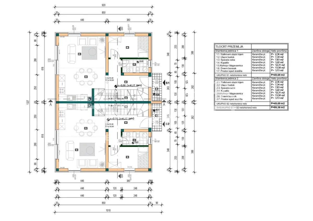 克罗地亚沃德尼扬佩罗伊新建双拼别墅出售 - foto 10