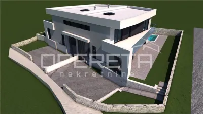 Villa Pareada Moderna con Piscina en Venta en Kanfanar, Croacia - foto 4