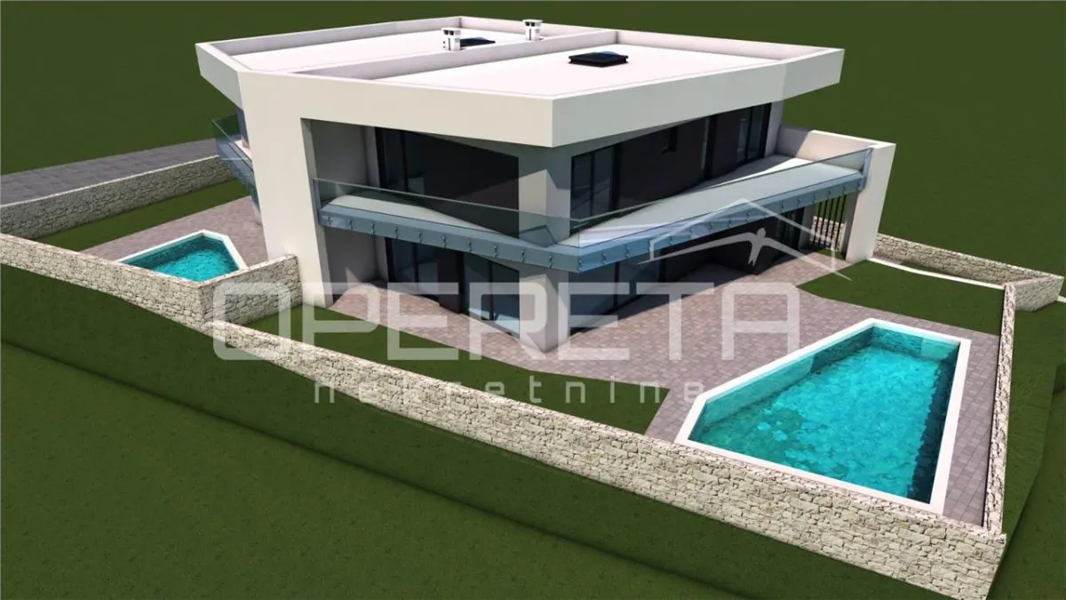 Villa Pareada Moderna con Piscina en Venta en Kanfanar, Croacia - foto 5