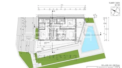 Villa Pareada Moderna con Piscina en Venta en Kanfanar, Croacia - foto 8