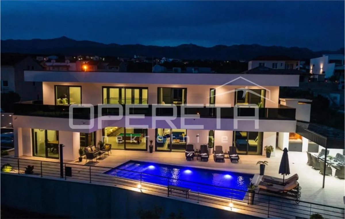 Detached Modern Villa with Sea View for Sale in Jasenice, Croatia - foto 2