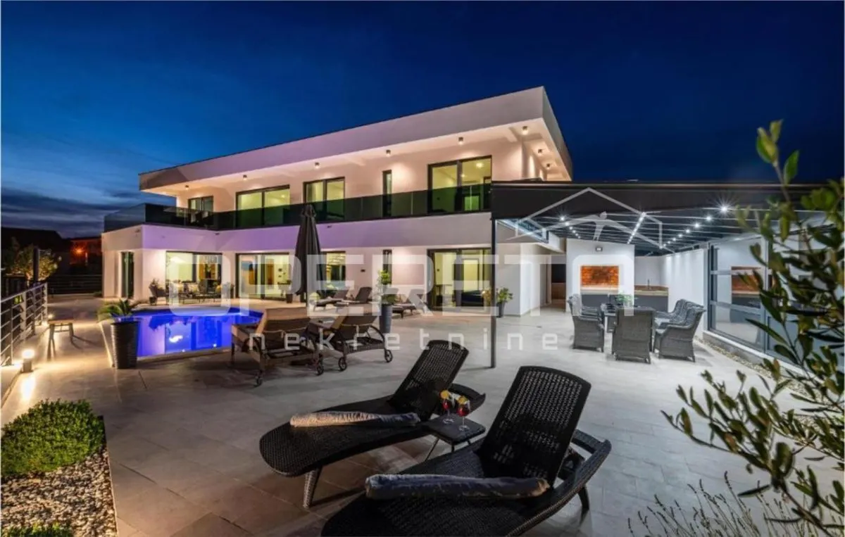 Detached Modern Villa with Sea View for Sale in Jasenice, Croatia - foto 3