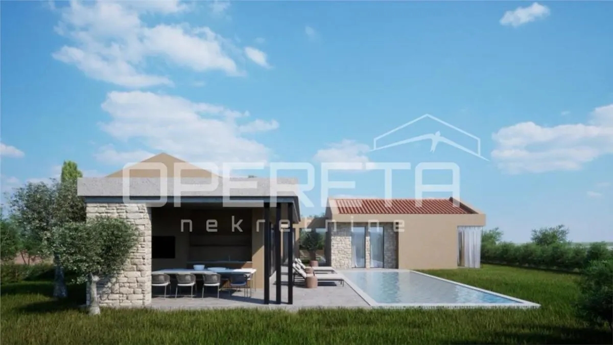 Single-Storey Villa for Sale in Buje, Croatia with Pool - foto 4