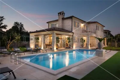 Villa de Piedra Exclusiva con Resort Privado de Deportes, Kanfanar, Istria, Croacia - Kanfanar