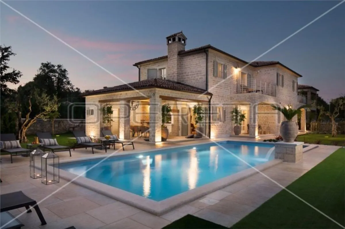 Villa de Piedra Exclusiva con Resort Privado de Deportes, Kanfanar, Istria, Croacia - foto 1