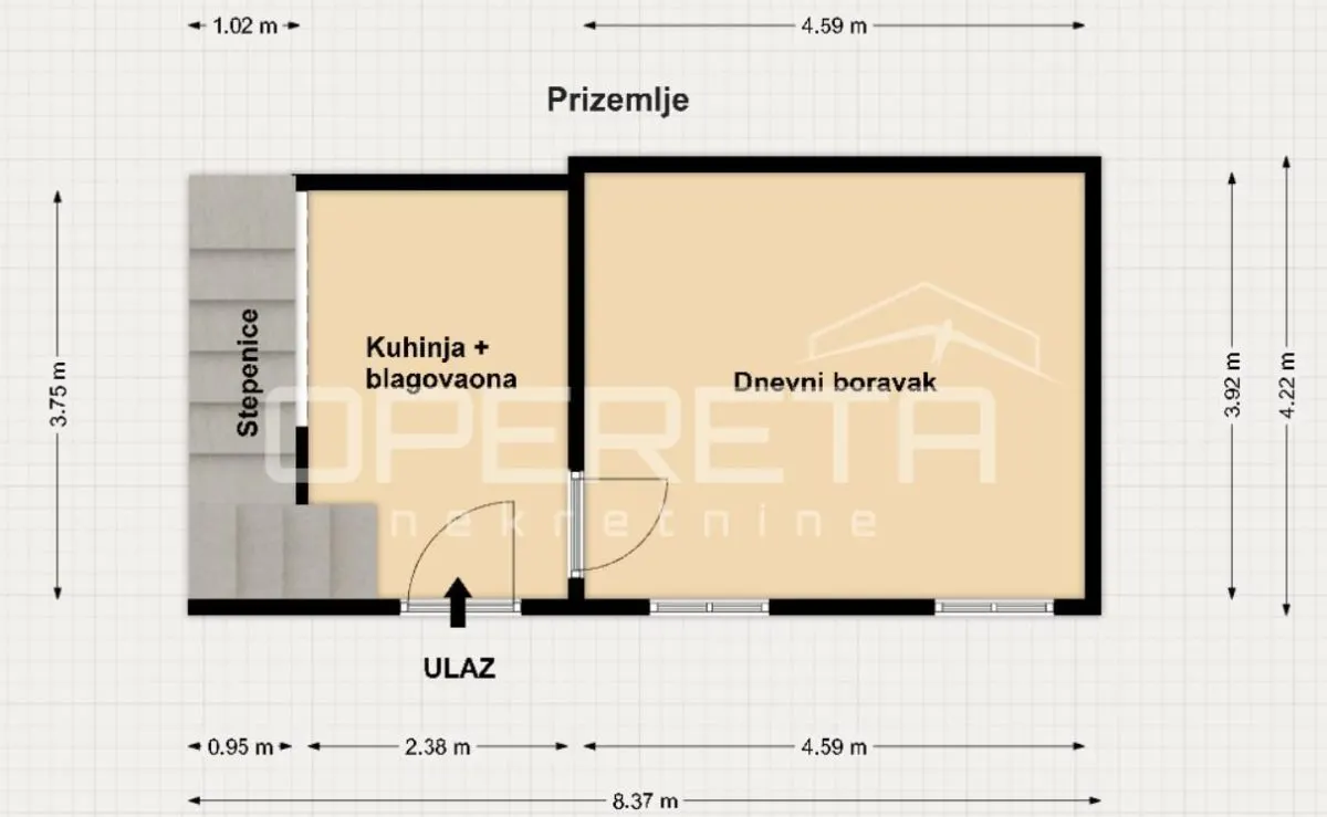 Casa de Piedra Auténtica en Venta en Trogir, Croacia – 105m² en 3 Plantas - foto 2