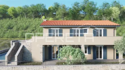 Villa Moderna con Piscina en Venta en Buje, Croacia - Buje