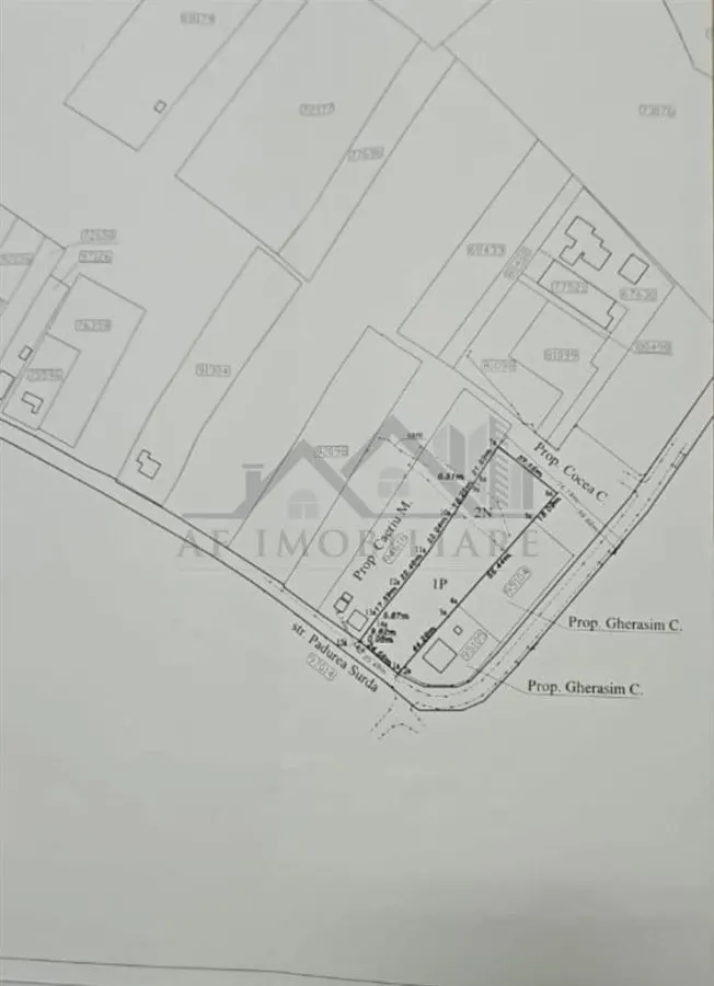 Cornești - Miroslava : Terrain de 3 500 m² avec Accès Route Bitumée et Toutes Utilités - foto 3