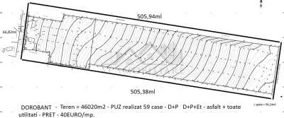 Aroneanu - Dorobant : Terrain 46 000 m², PUZ Approuvé pour 59 Maisons - foto 11