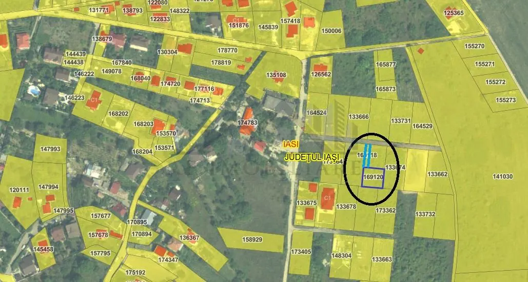 Bucium, rue Teascului – Terrain constructible de 500 m² avec Utilités - foto 2