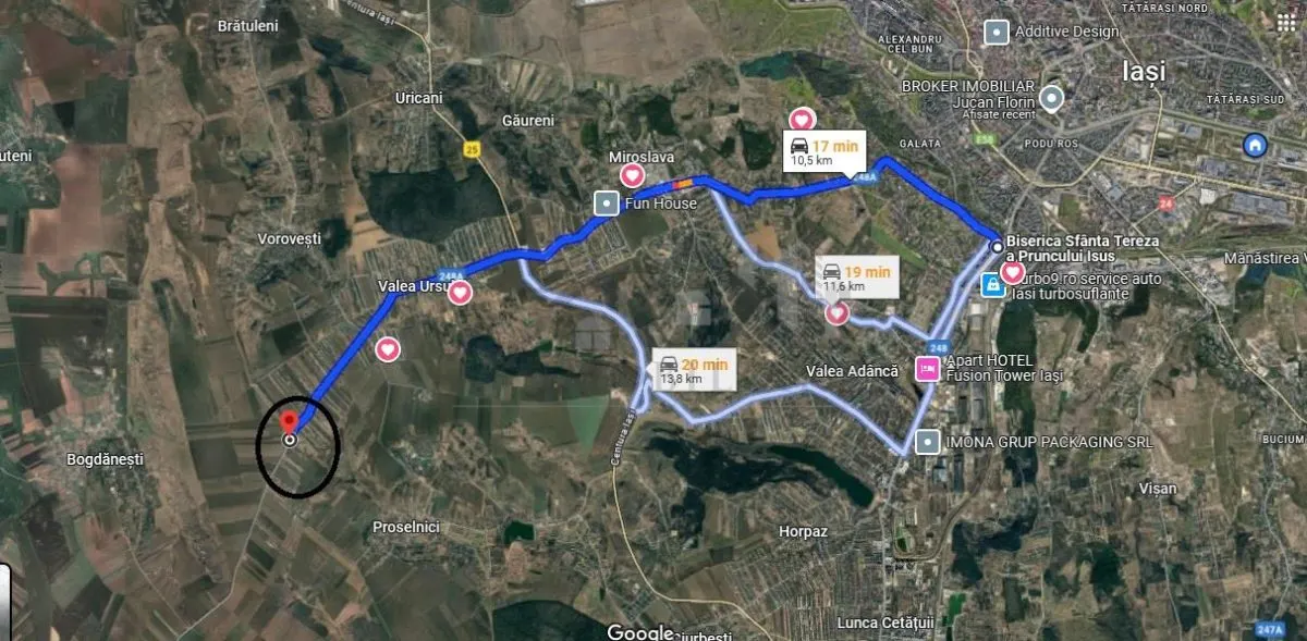 Vorovesti terrain 10 000 m² avec services route principale - foto 6