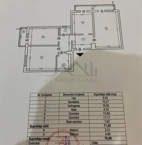 شقة بثلاث غرف نوم، منطقة فروموسا - بوليفار بويتيه - Iasi
