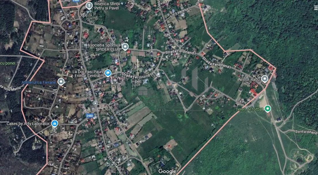 Terrain 3 500 m² Paun Bucium – Asphalté avec Toutes les Utilités - foto 10
