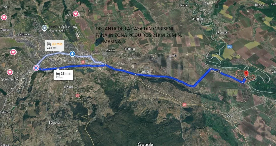 Opriseni, Tutora : Villa P+M, 130 m², Terrain 500 m², 20km d'Iași - foto 17