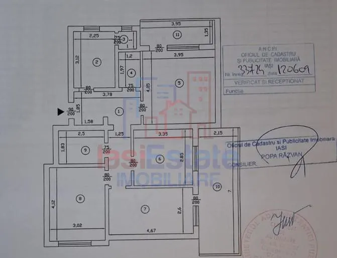 Appartement Quatre Pièces, Boulevard Independentei, Iași - foto 11