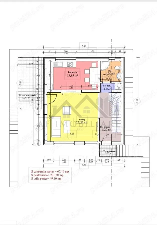 C.A. Rosetti – Terrain de 451m² avec Permis de Construire pour Villa de 210m² - foto 7