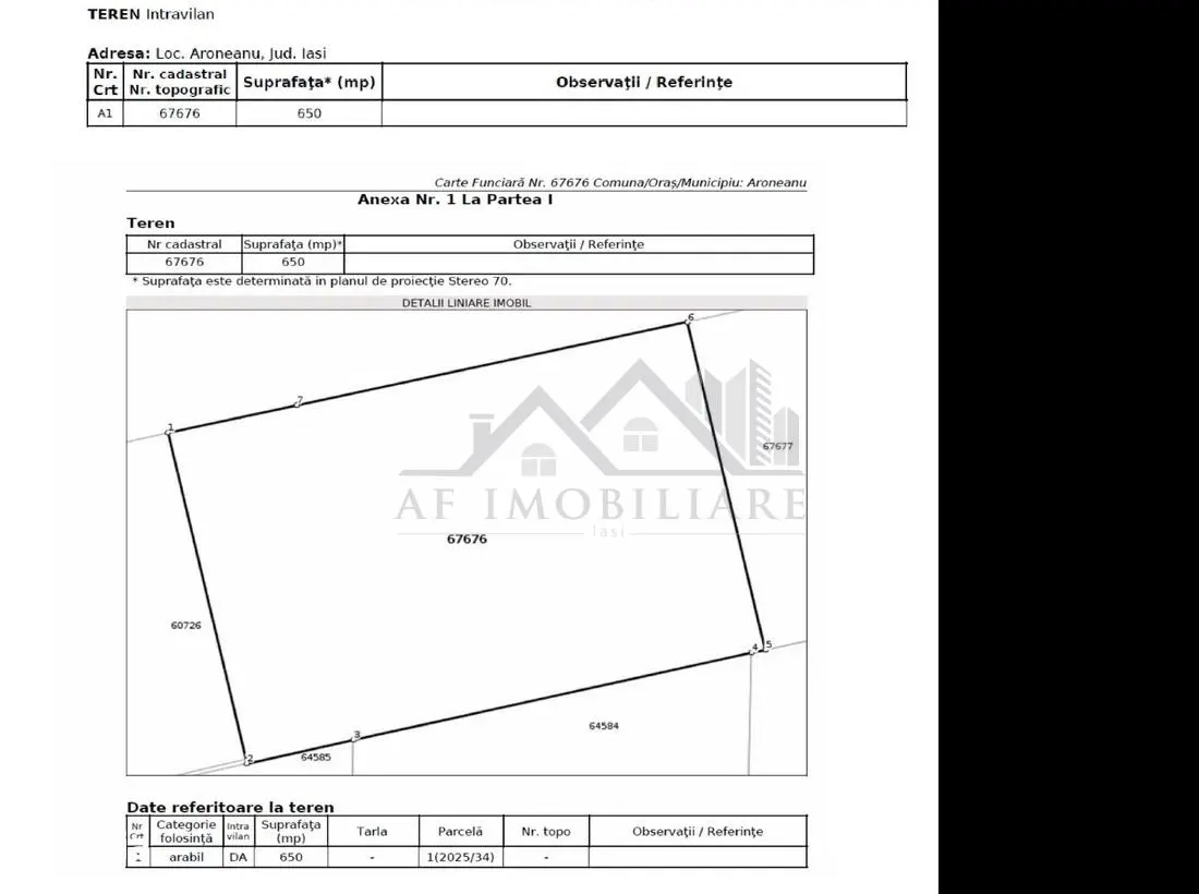 Rue Aroneanu, Viisoarei: Deux Terrains Constructibles de 650 m² - foto 10