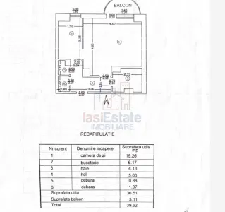 Appartement une chambre, zone Pacurari - foto 5