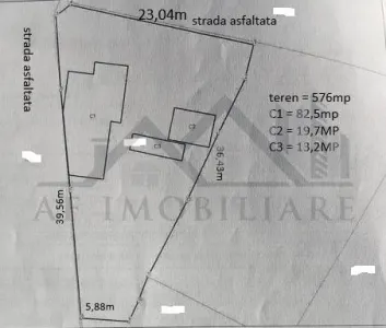 Tatarasi, Piata Chirila: Terrain 576 m² avec Maison et Annexes - foto 2