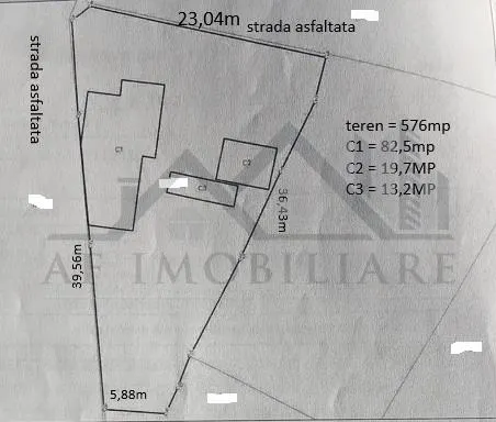 Tatarasi, Piata Chirila: Terrain 576 m² avec Maison et Annexes - foto 2