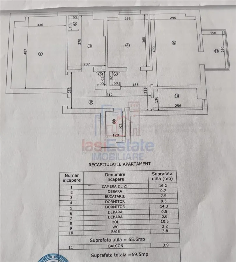 Appartement Trois Chambres, Boulevard Indépendance, Iași - foto 1