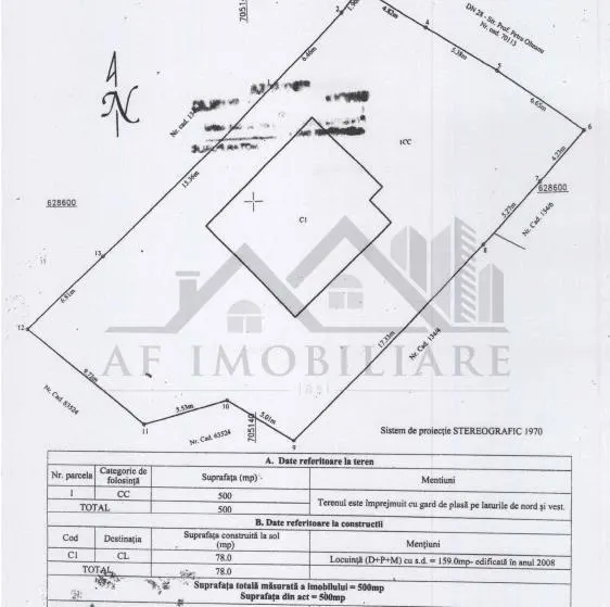 Tomesti, Principala Street – Villa D+P+M, 159 sqm (Shell Stage), 638 sqm Plot - foto 9