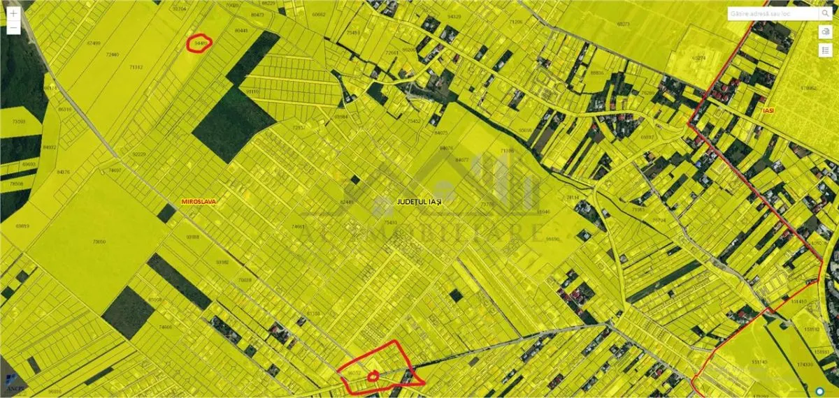 Terrain à Construire Valea Adancă Miroslava - foto 1