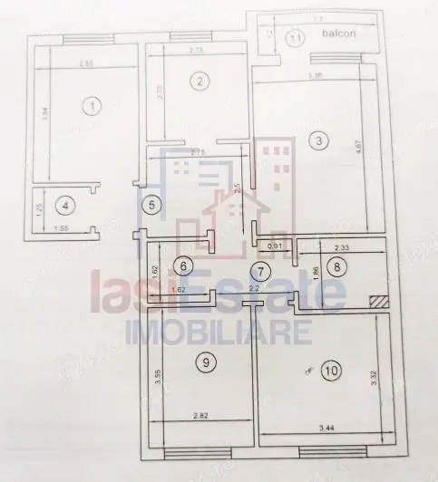 Appartement Quatre Chambres, Galata, Iași - foto 1
