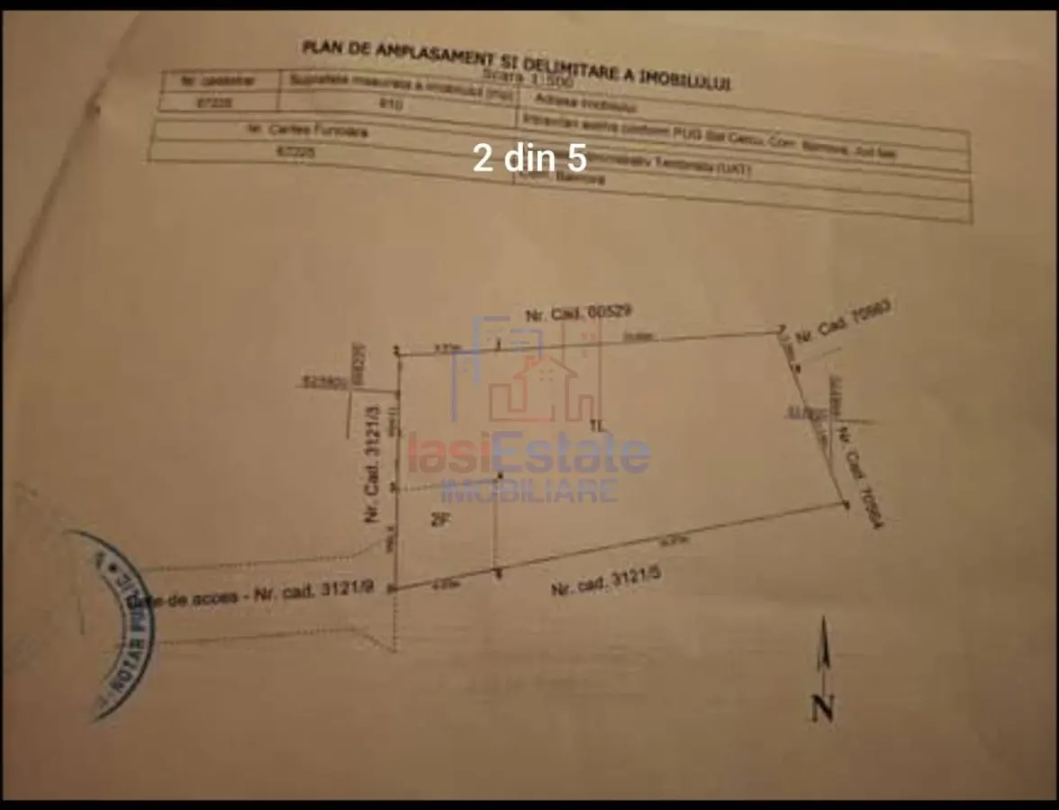 Barnova Cercu – Terrain de 910 m² avec Services et Vues Panoramiques - foto 6