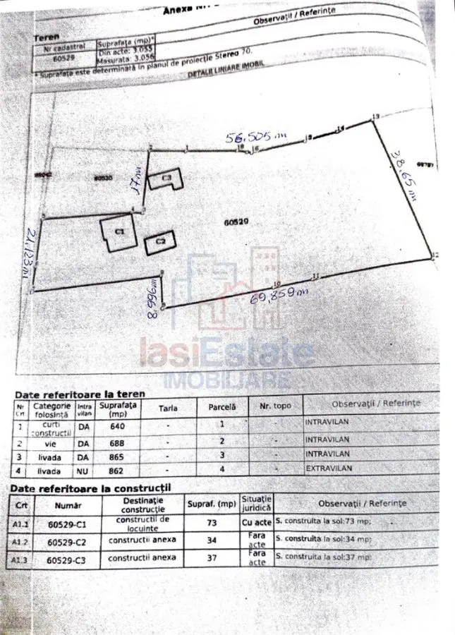 Village Cercu, Barnova: Terrain de 3,000 m² avec Constructions Anciennes - foto 6