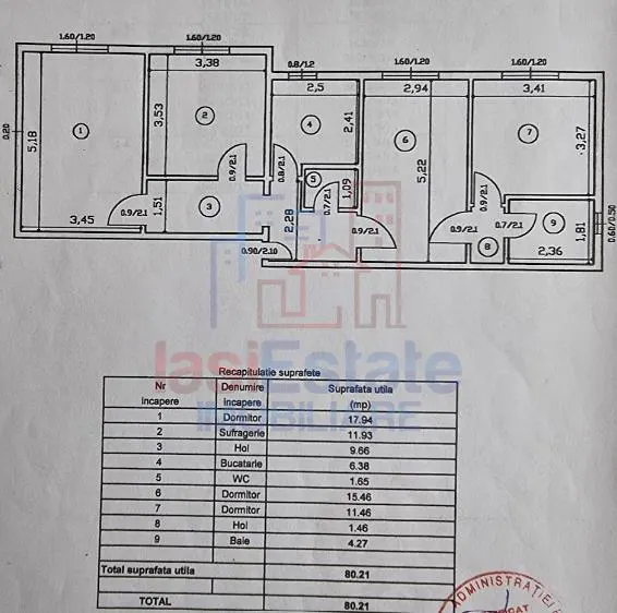 Appartement 4 Chambres, Agencement Cloisonné, 80 m², 2 Salles de Bains, Nicolina - foto 1